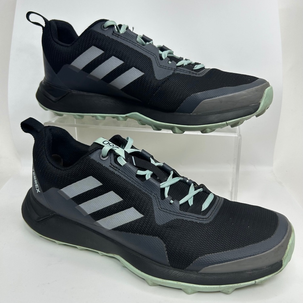 Adidas Terrex 290 Agravic Speed Womens Sz 8.5 Trail Running Shoes Black Mint